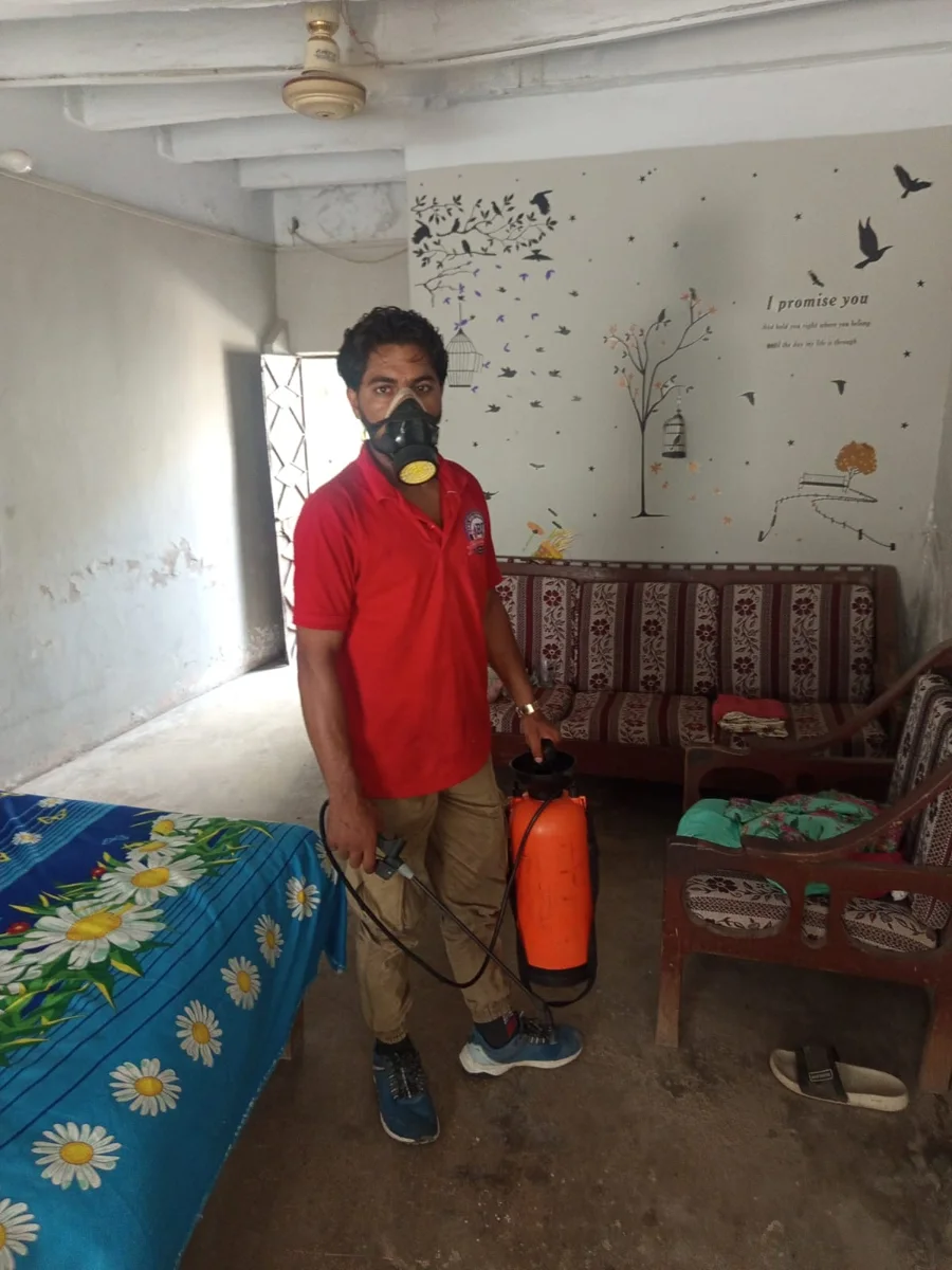 Residential service visit — Rana Jees Fumigation Services service team