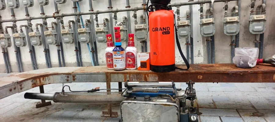 Equipment ready for the job — Rana Jees Fumigation Services service team