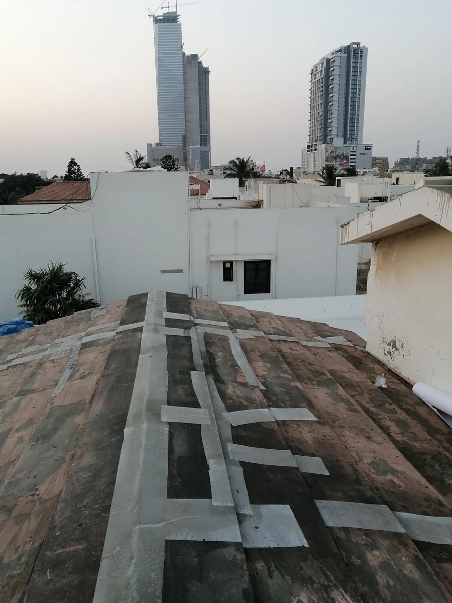 Roof surface work shown in Rana Jees Fumigation Services Google business photo gallery